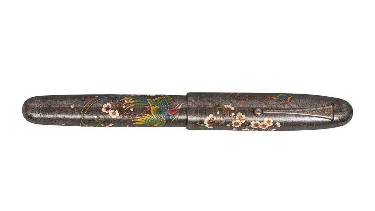 Pluma Namiki Emperor Rakucho Birds & Cherry Blossom