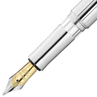 Pluma Estilográfica Waldmann Manager Silver 18k