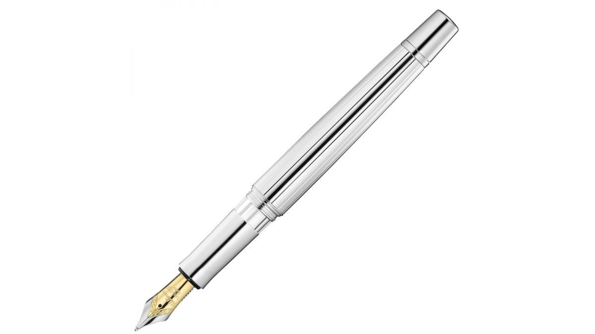 Pluma Estilográfica Waldmann Manager Silver 18k