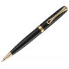 Portaminas Diplomat A2 Black Lacquer Gold