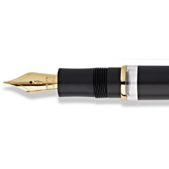 Pluma Estilográfica Delta Dune "KP" Nera Matte Gold - Plumín oro 14 kts