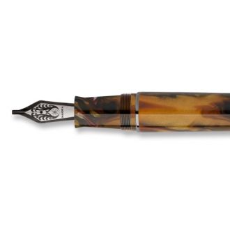 Pluma Estilográfica Maiora Ultra Ogiva Golden Age 2.0 Fire Ruthenium