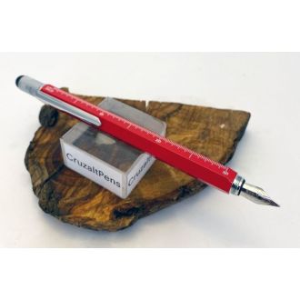Pluma Estilográfica Monteverde Touch Tool Rojo
