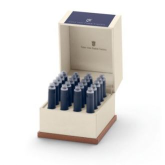 Caja 20 Cartuchos Graf Von Faber Castell Midnight Blue