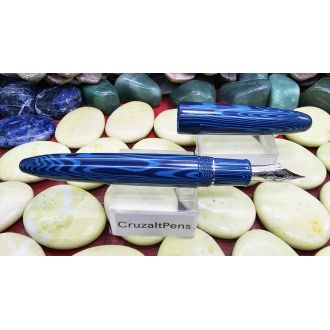 Pluma Estilográfica Sailor King of Pens Ripple Blue Ebonite Limited Edition