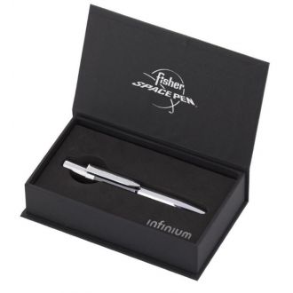 Bolígrafo Fisher Infinium Space Pen Black Titanium & Chrome