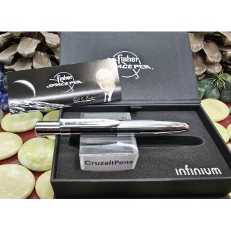 Bolígrafo Fisher Infinium Space Pen Black Titanium & Chrome