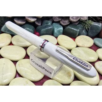 Pluma Estilográfica Conklin Empire Stardust White