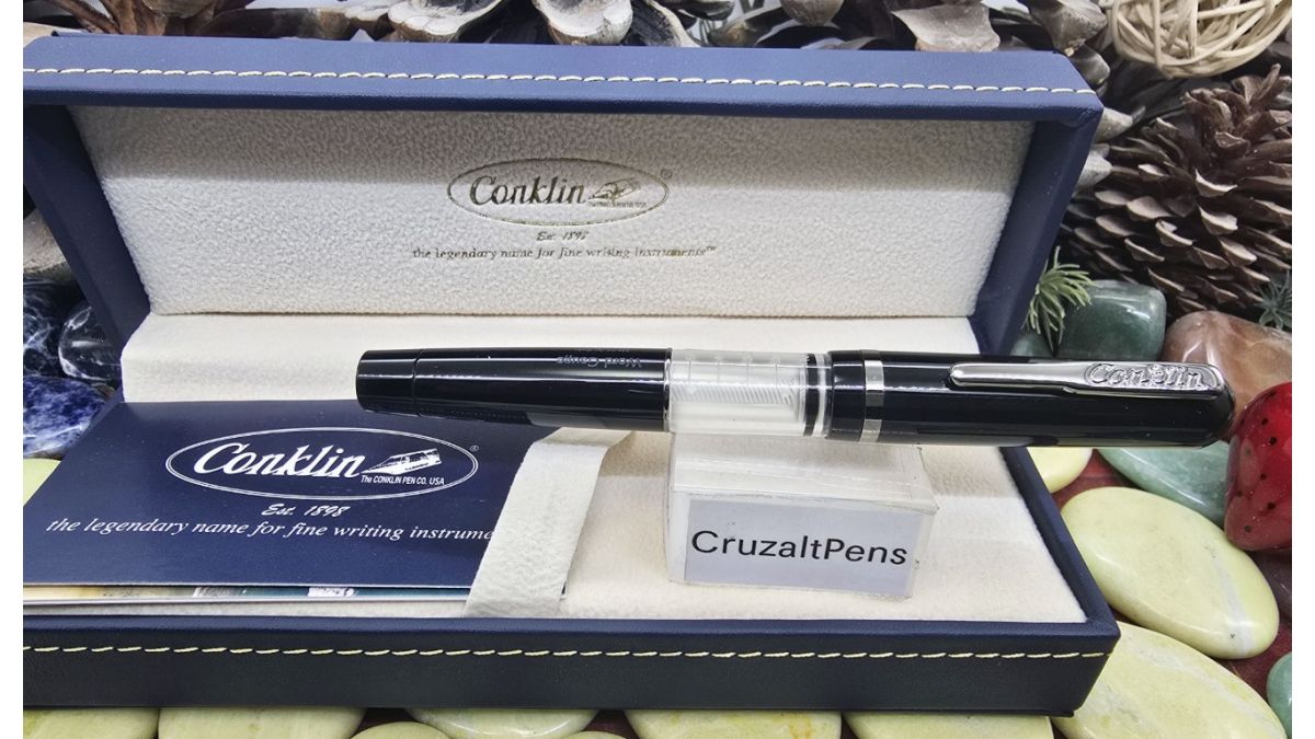 Pluma Estilográfica Conklin Heritage Word Gauge Black