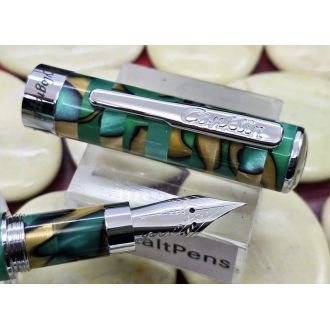 Pluma Estilográfica Conklin Stylograph Mosaic Green/brown