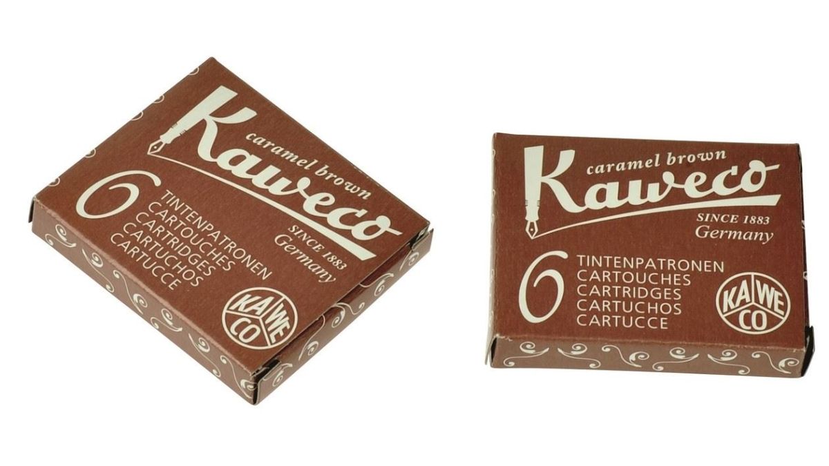 6 Cartuchos de Tinta Kaweco Caramel Brown