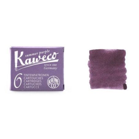 6 Cartuchos de Tinta Kaweco Violeta Summer Purple (universal)