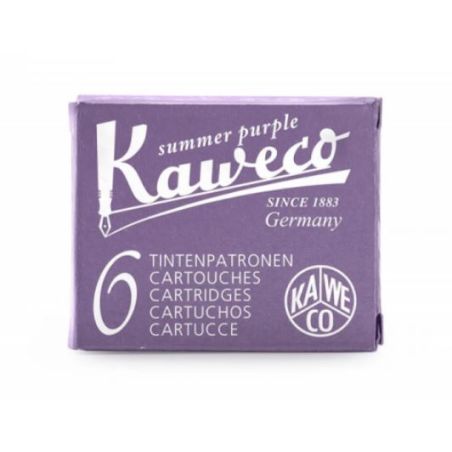 6 Cartuchos de Tinta Kaweco Violeta Summer Purple (universal)